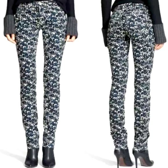 Tory Burch Denim - TORY BURCH Blaire Super Skinny Jean Nouveau Flower - sz 24